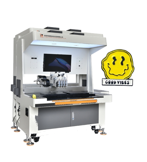 Decorative Enamel Emoji Badge Filling Machine – Stylish, Efficient, and Compact for Creative Production